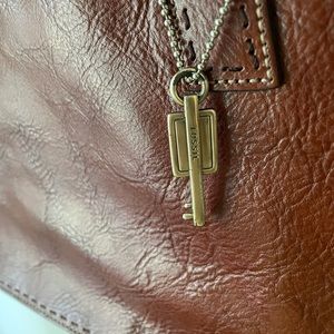 Genuine Leather Fossil Shoulder Bag